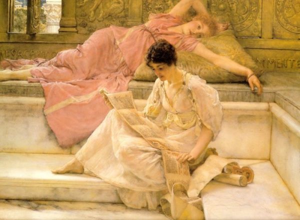 The Favourite Poet by Lawrence Alma-Tadema