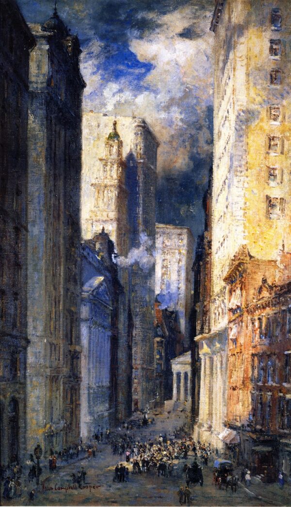 The Financial District by Colin Campbell Cooper