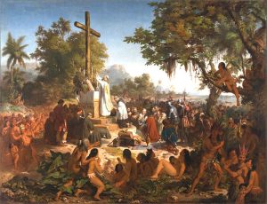 The First Mass in Brazil by Victor Meirelles - hand-painted oil reproduction