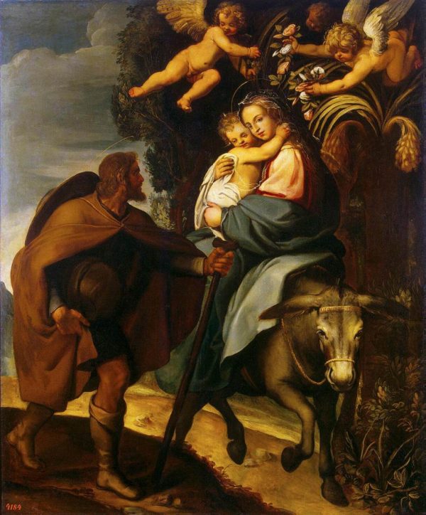 The Flight into Egypt by Bartolome Carducho
