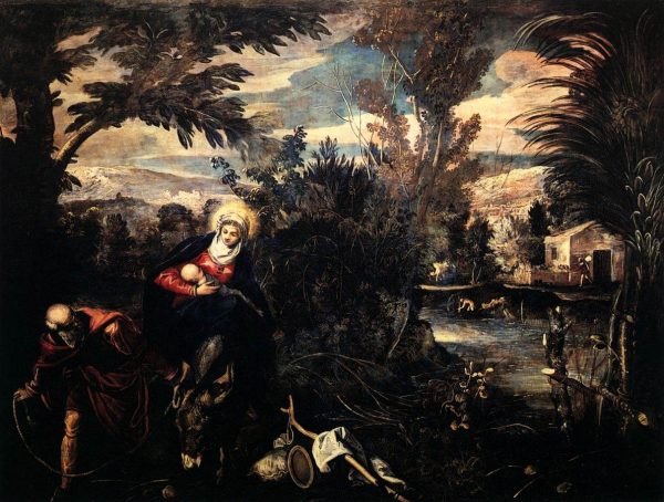 The Flight into Egypt by Tintoretto
