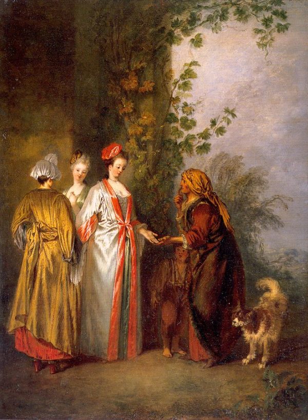 The Fortune Tellers by Antoine Watteau