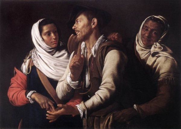 The Fortuneteller by Simon Vouet