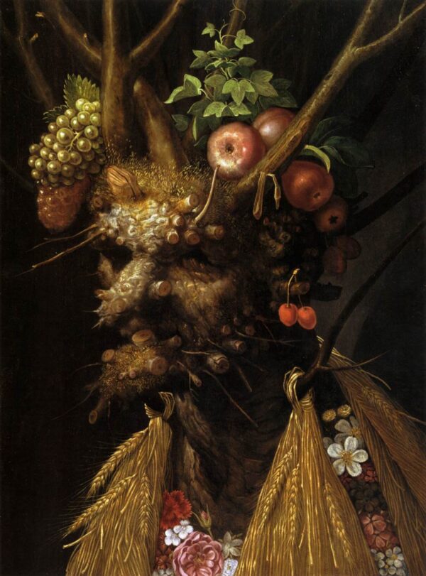 The Four Seasons in One Head by Giuseppe Arcimboldo