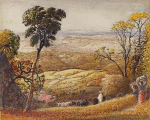 The Golden Valley by Samuel Palmer - hand-painted oil reproduction