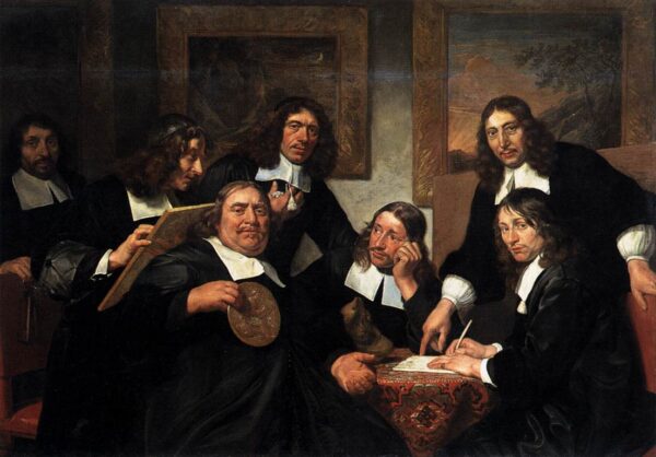 The Governors of the Guild of St Luke, Haarlem by Jan De Bray