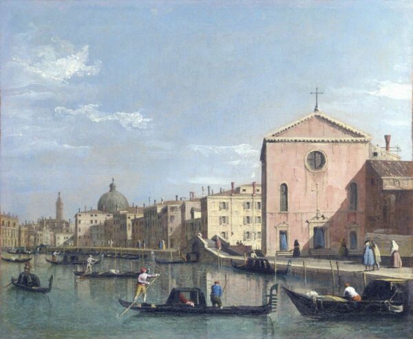 The Grand Canal facing Santa Croce