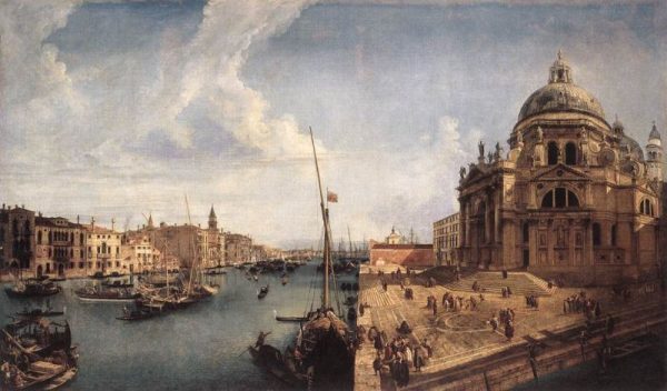 The Grand Canal near the Salute by Michele Marieschi