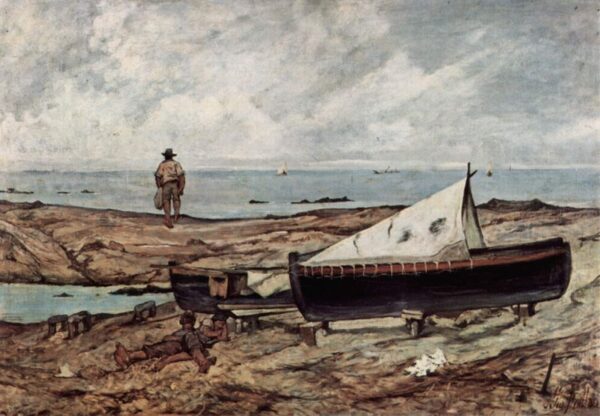 The Grey Day by Giovanni Fattori