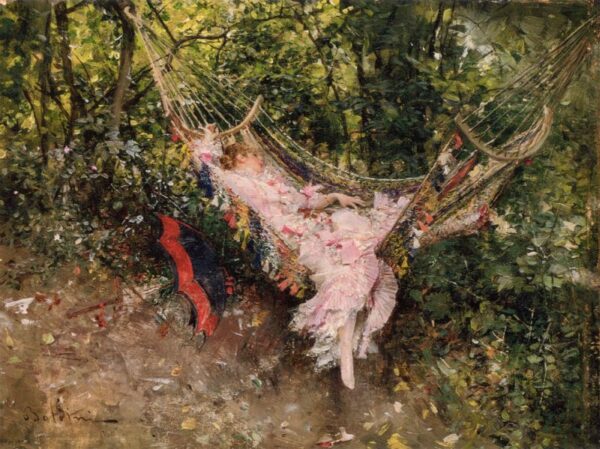 The Hammock by Giovanni Boldini