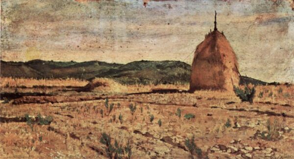 The Heap of Hay by Giovanni Fattori