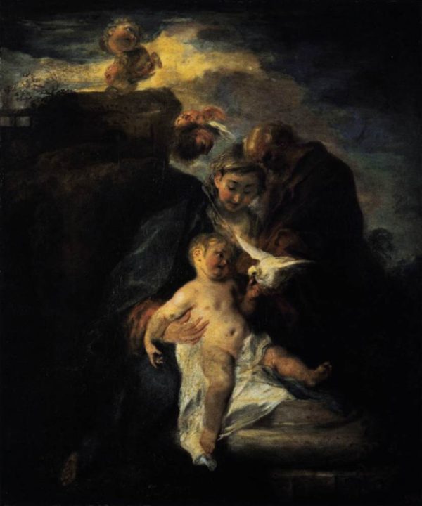 The Holy Family by Antoine Watteau