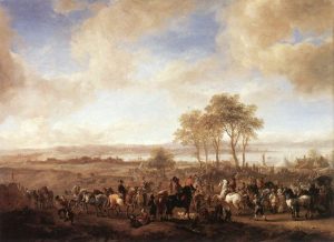 The Horse Fair by Philips Wouwerman - hand-painted oil reproduction