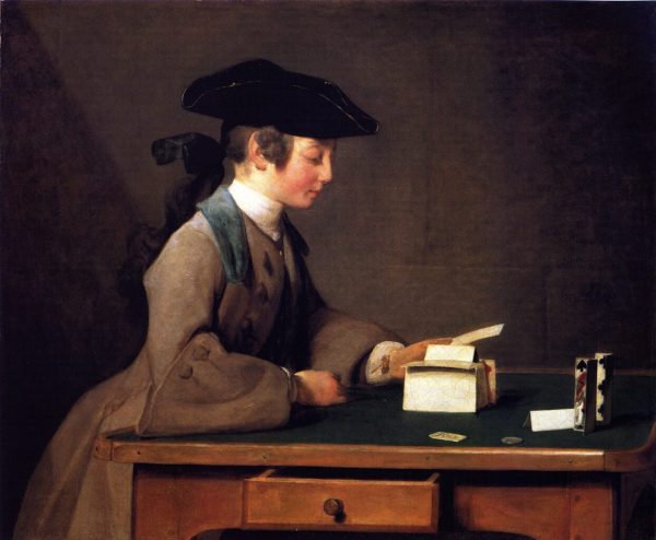The House of Cards by Jean-Baptiste-Simeon Chardin