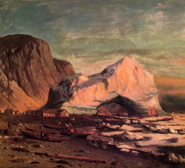 The Ice Gate of Cape St. Michael by William Bradford