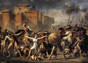 The Intervention of the Sabine Women by Jacques-Louis David - hand-painted oil reproduction