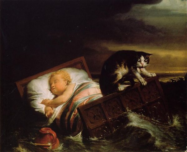 The Inundation of The Biesbosch in 1421 by Lawrence Alma-Tadema