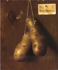 The Irish Question by De Scott Evans - hand-painted oil reproduction