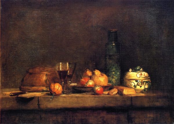 The Jar of Olives by Jean-Baptiste-Simeon Chardin
