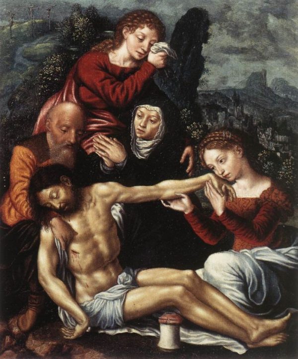 The Lamentation of Christ by Jan Sanders van Hemessen
