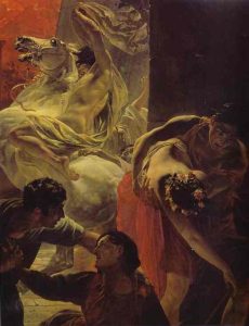 The Last Day of Pompeii e by Karl Briullov - hand-painted oil reproduction