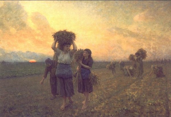The Last Gleanings by Jules Breton