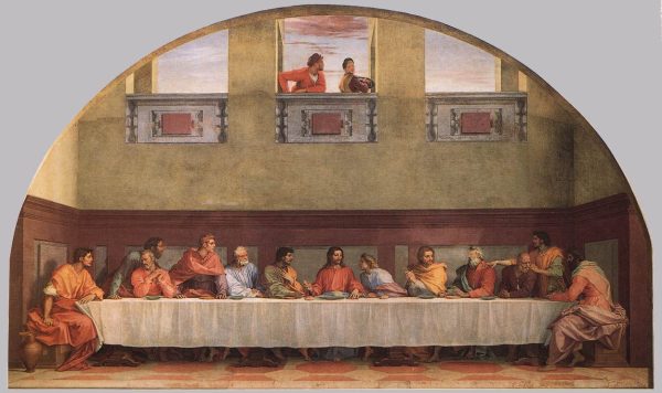 The Last Supper b by Andrea del Sarto