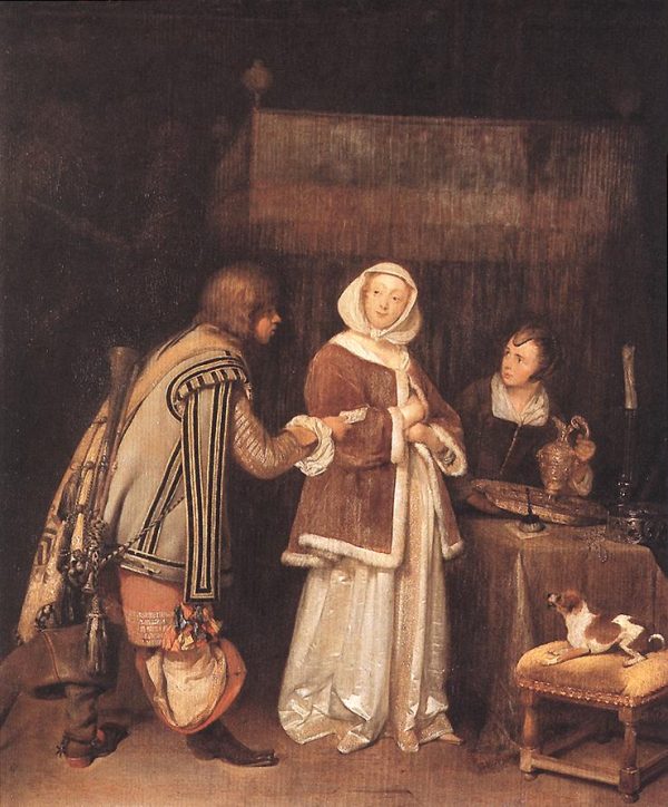 The Letter by Gerard ter Borch