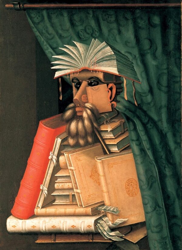 The Librarian by Giuseppe Arcimboldo