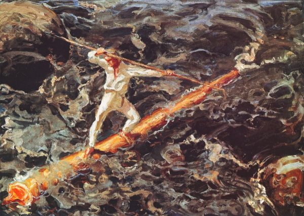 The Log Floater by Akseli Gallen-Kallela