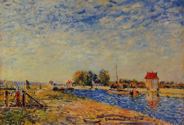 The Loing Canal by Alfred Sisley