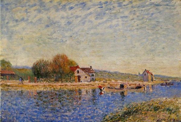 The Loing Canal II by Alfred Sisley
