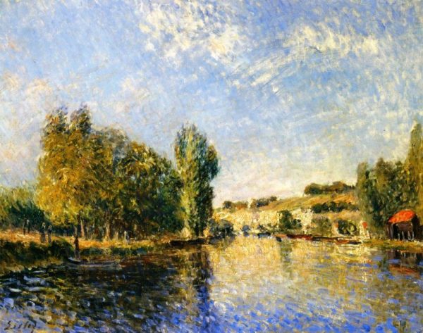 The Loing at Moret by Alfred Sisley