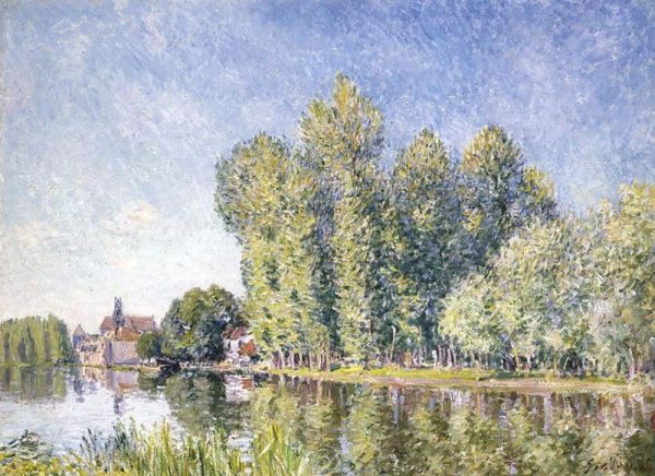 The Loing at Moret II by Alfred Sisley
