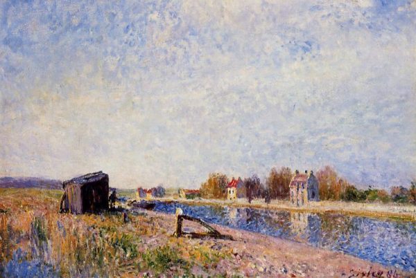 The Loing at Saint-Mammes II by Alfred Sisley