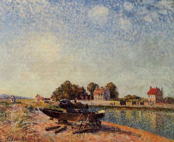 The Loing at Saint-Mammes III by Alfred Sisley