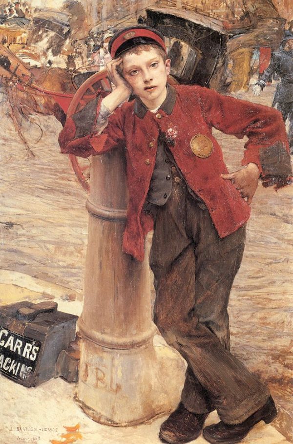 The London Bootblack by Lepage Jules Bastien