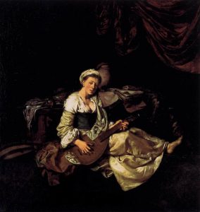 The Lute Player by Cornelis Bega - hand-painted oil reproduction