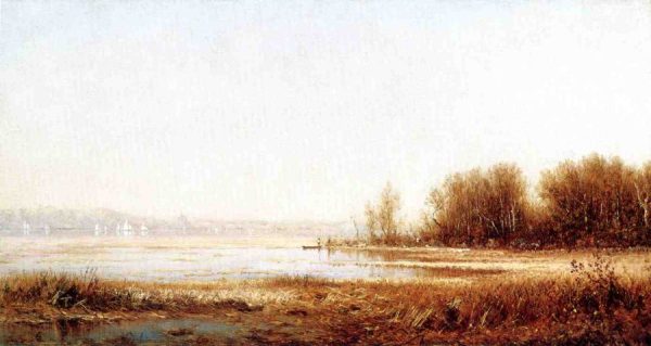 The Marshes of the Hudson by Sanford Robinson Gifford