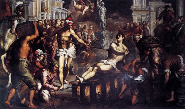 The Martyrdom of St. Lawrence by Palma Giovane