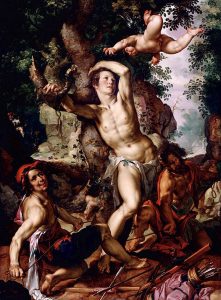 The Martyrdom of St. Sebastian by Joachim Wtewael - hand-painted oil reproduction