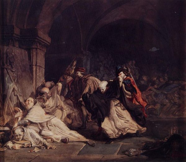 The Massacre of the Monks of Tamond by Lawrence Alma-Tadema