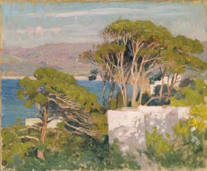 The Mediterranean Coast by Emanuel Phillips Fox - hand-painted oil reproduction