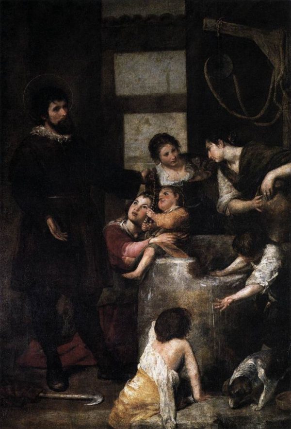 The Miracle at the Well by Alonso Cano