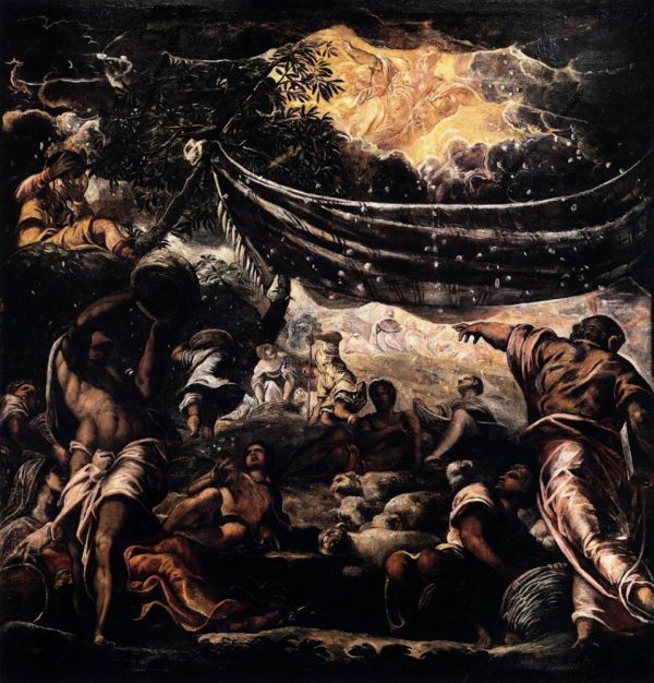 The Miracle of Manna by Tintoretto