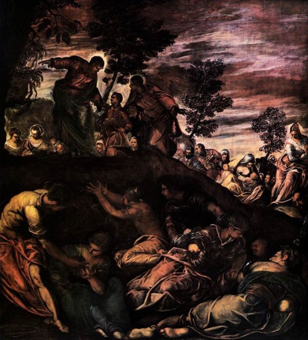 The Miracle of the Loaves and Fishes by Tintoretto