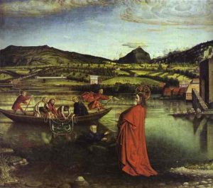 The Miraculous Drought of Fishes by Konrad Witz - hand-painted oil reproduction