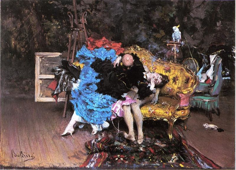 The Model and the Mannequin by Giovanni Boldini