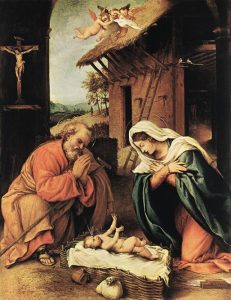 The Nativity by Lorenzo Lotto - hand-painted oil reproduction