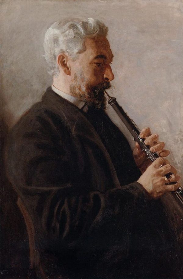The Oboe Player by Thomas Eakins